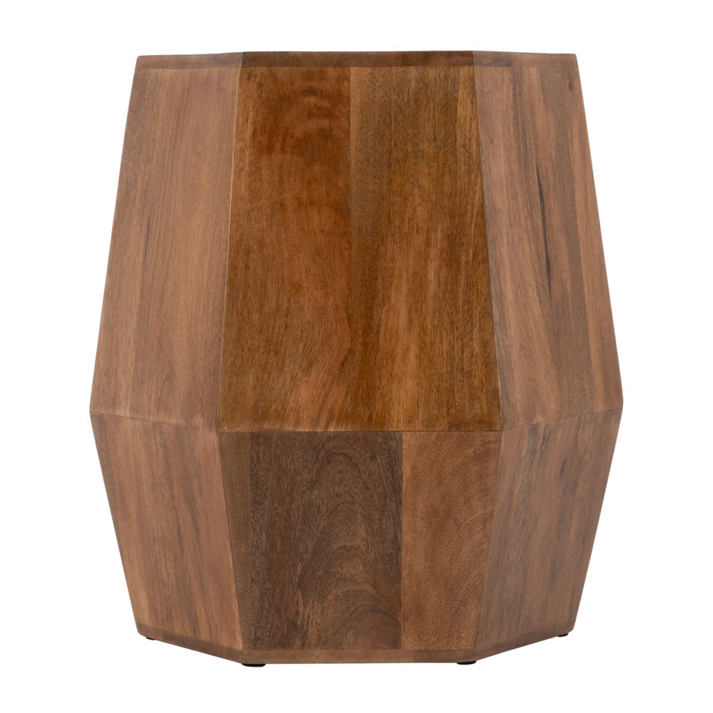 Butler Specialty Company - Gulchatai 15 in. W Hexagon Wood Side Table, Natural Wood - 5453312 view 5