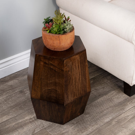 Butler Specialty Company - Gulchatai Wood Finish Side Table, Dark Brown - 5453140