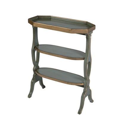 Butler Specialty Company - Hadley 22 in. W Octagonal Wood 3 Tier Side Table, Pastel Green - 2330482 view 1