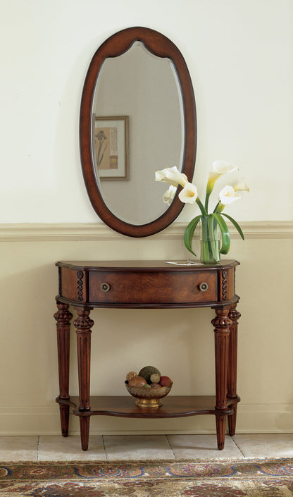 Butler Specialty Company - Halifax 34 in. W Wood 1 Drawer Console Table, Dark Brown - 589024