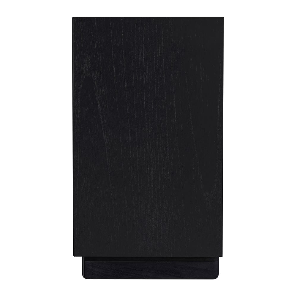 Butler Specialty Company - Halmstad 22 in. W Rectangular Wood Panel 3 Drawer Narrow Nightstand, Black - 5767498 View 3