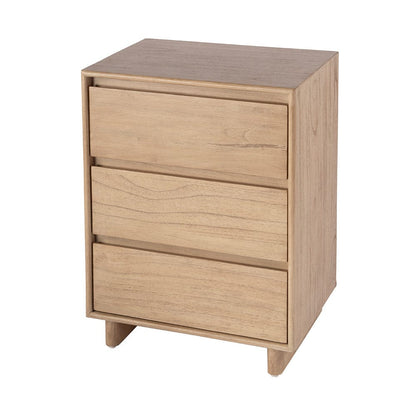 Butler Specialty Company - Halmstad 22 in. W Wood Panel 3 Drawer Narrow Nightstand, Light Brown - 5767488 View 1