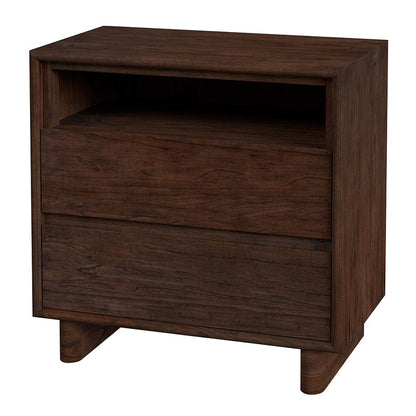 Butler Specialty Company - Halmstad 24 in. W Wood Panel 2 Drawer Nightstand w Soft-Closing Drawers, Brown - 5768497 View 1