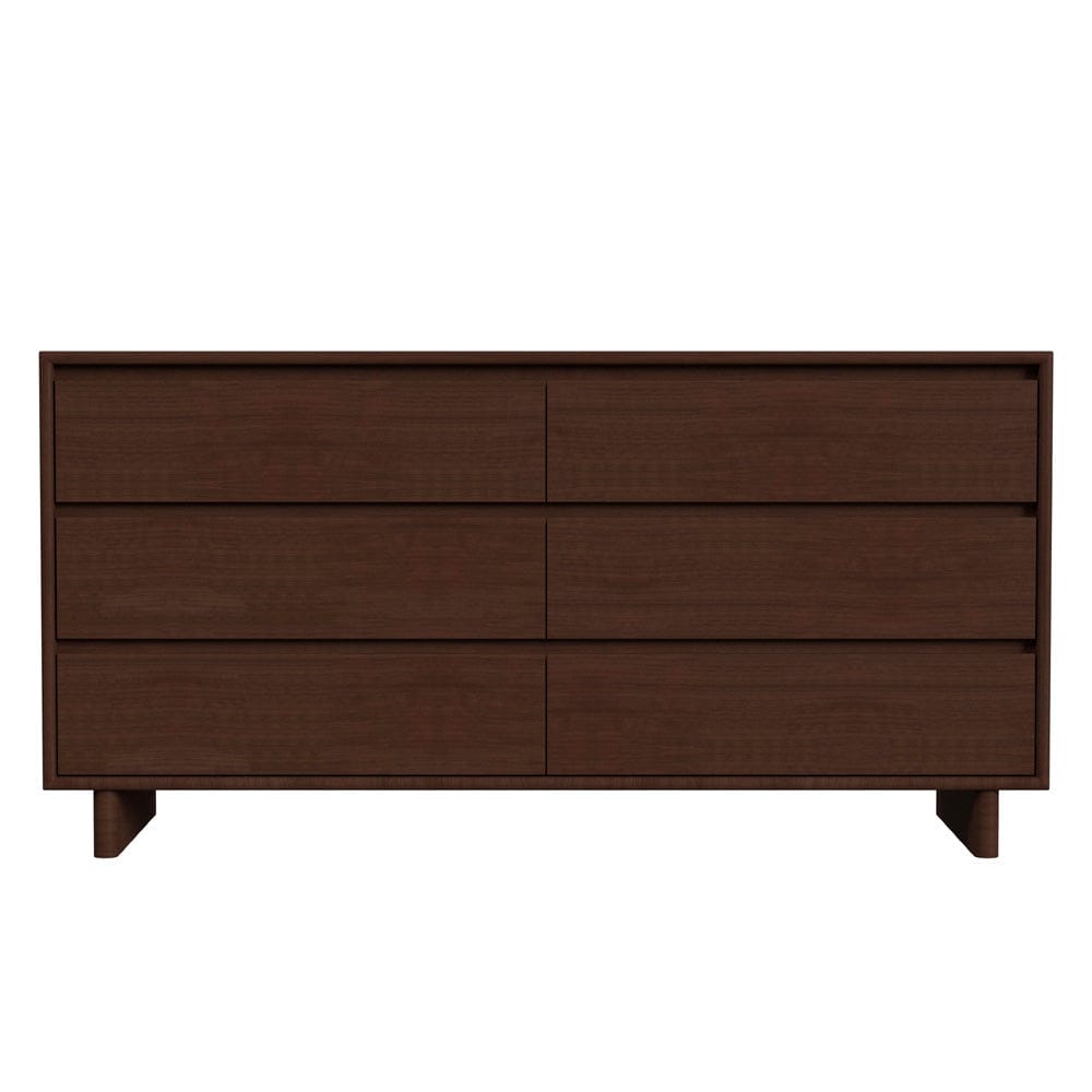 Butler Specialty Company - Halmstad 62 in. W Rectangular Wood Panel 6 Drawer Dresser w Soft Close Drawers, Brown - 5766497 view 2