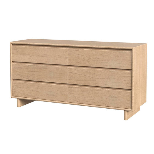 Butler Specialty Company - Halmstad 62 in. W Rectangular Wood Panel 6 Drawer Dresser w Soft Close Drawers, Light Brown - 5766488 View 1