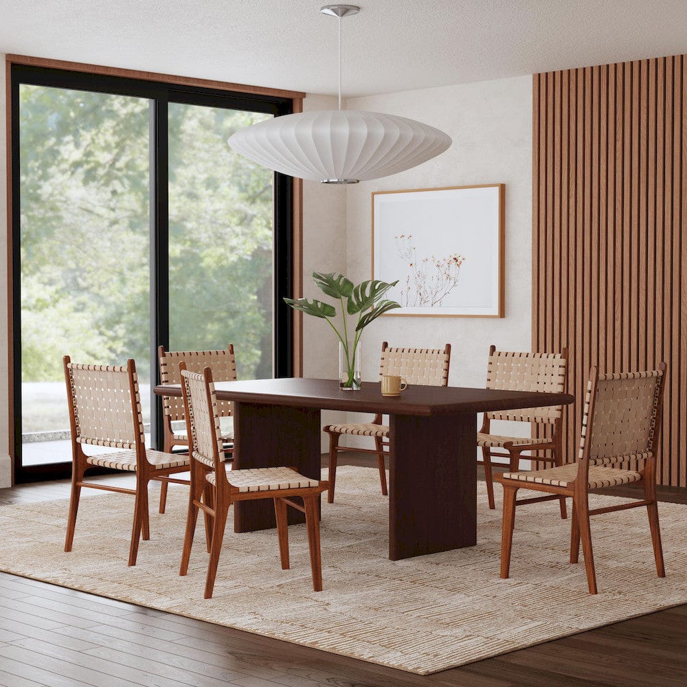 Butler Specialty Company - Halmstad 74 in. W Rectangular Wood Panel Dining Table, Brown - 5765497 view 6