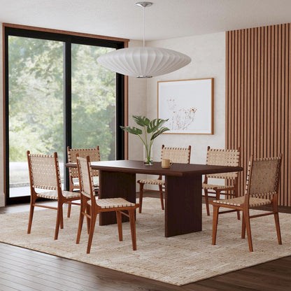 Butler Specialty Company - Halmstad 74 in. W Rectangular Wood Panel Dining Table, Brown - 5765497 view 6