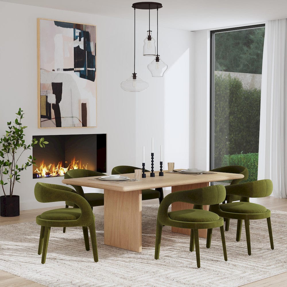 Butler Specialty Company - Halmstad 74 in. W Rectangular Wood Panel Dining Table, Light Brown - 5765488 view 7