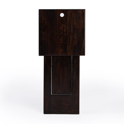Butler Specialty Company - Hammond 11.75 in. W Square Wood Folding Side Table, Dark Brown - 2259403
