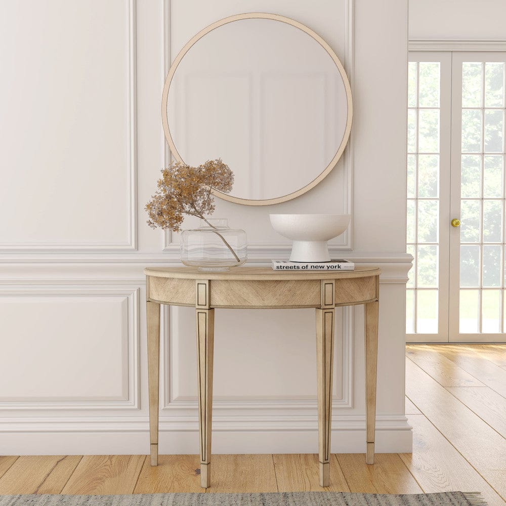 Butler Specialty Company - Hampton 36 in. W Demilune Wood Console Table, Beige - 1533424 view 6