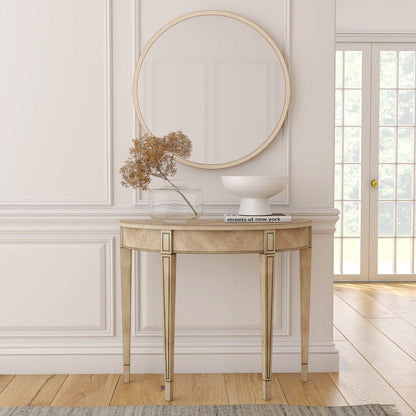 Butler Specialty Company - Hampton 36 in. W Demilune Wood Console Table, Beige - 1533424 view 6