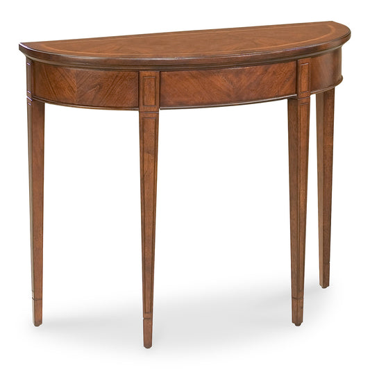 Butler Specialty Company - Hampton 36 in. W Demilune Wood Console Table, Dark Brown - 1533024