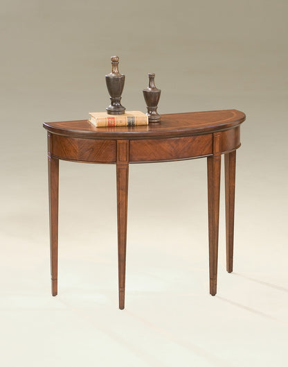 Butler Specialty Company - Hampton 36 in. W Demilune Wood Console Table, Dark Brown - 1533024