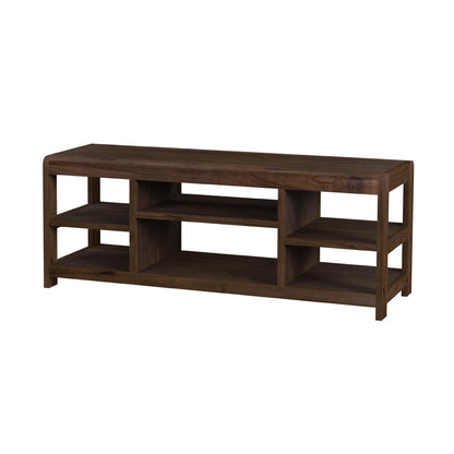 Butler Specialty Company - Hanover 44 in. W Rectangular Wood TV Stand with Open Shelving, Dark Brown - 5682188_CLOSEOUT