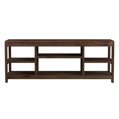 Butler Specialty Company - Hanover 44 in. W Rectangular Wood TV Stand with Open Shelving, Dark Brown - 5682188_CLOSEOUT