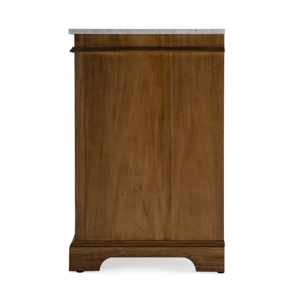 Butler Specialty Company - Hanson 36 in. W Single Marble Top Bathroom Vanity/Sink Set, Medium Brown - 5570415