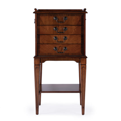 Butler Specialty Company - Hardwick 18 in. W Rectangular Wood 4 Drawer Chest, Medium Brown - 1334101