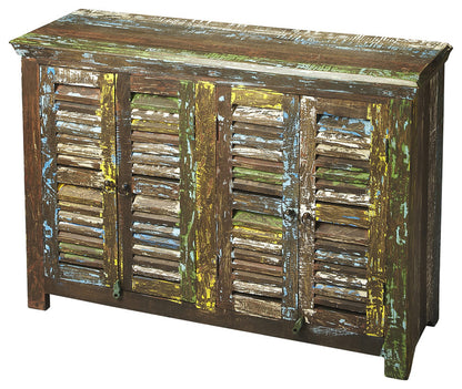 Butler Specialty Company - Artifacts - Haveli 56 in. W Rectangular Reclaimed Heavily Distressed Wood Accent Storage/Sideboard, Assorted - 3256290_CLOSEOUT