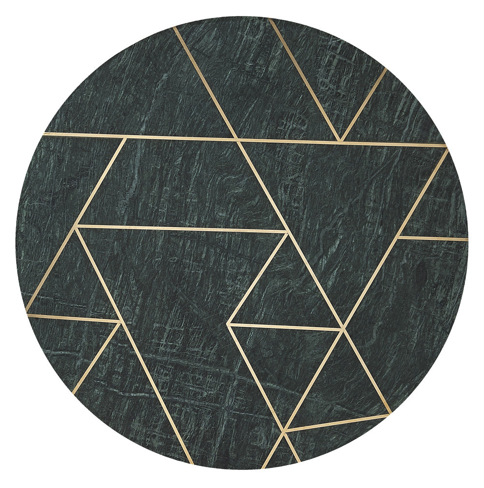Butler Specialty Company - Haven Green Marble & Brass Side Table, Green - 5401025_CLOSEOUT