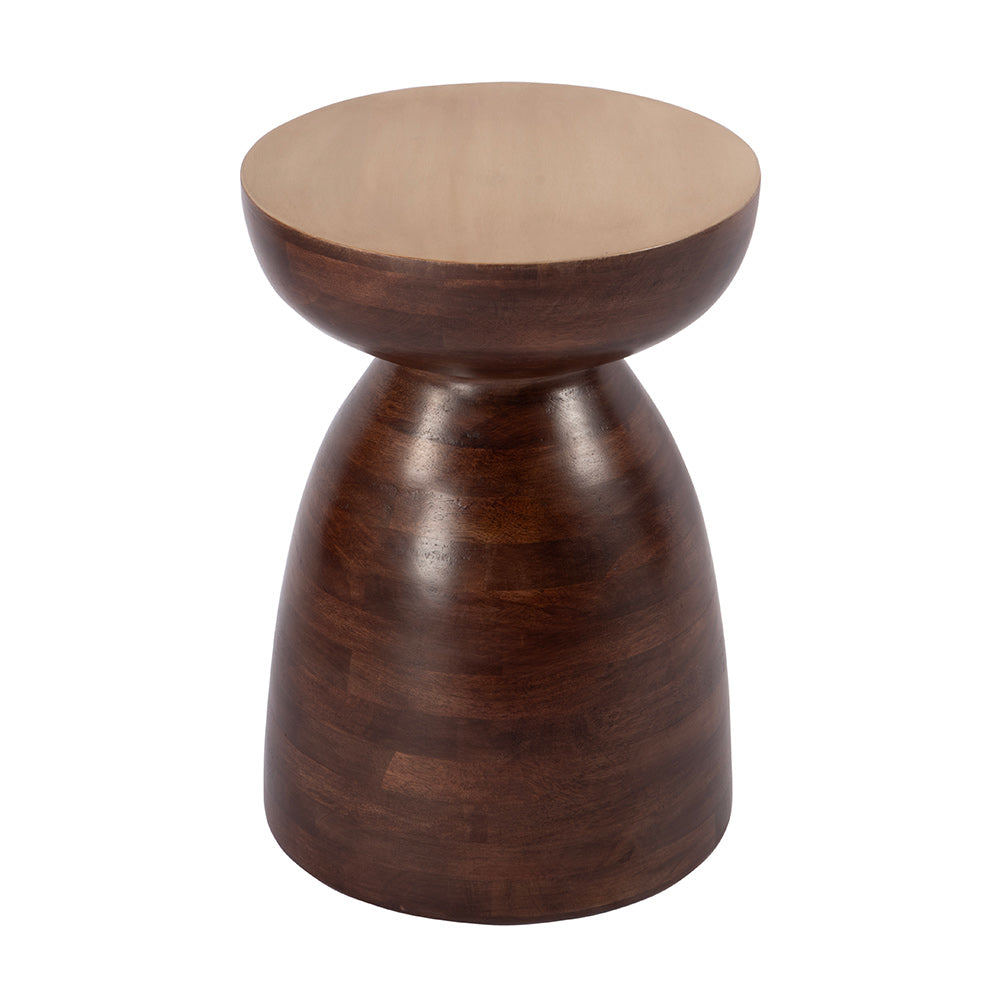 Butler Specialty Company - Hayes 13 in. W Round Solid Wood Side Table, Brown - 5846354 View 1