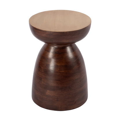 Butler Specialty Company - Hayes 13 in. W Round Solid Wood Side Table, Brown - 5846354 View 1