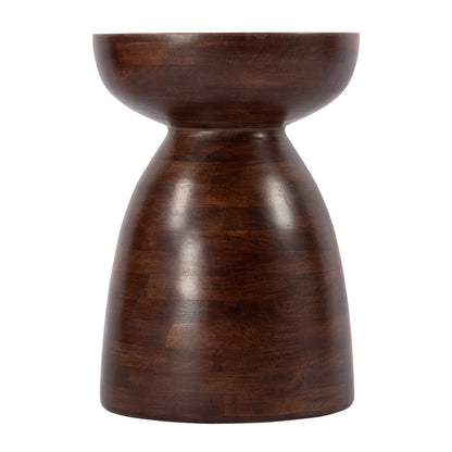 Butler Specialty Company - Hayes 13 in. W Round Solid Wood Side Table, Brown - 5846354 View 2