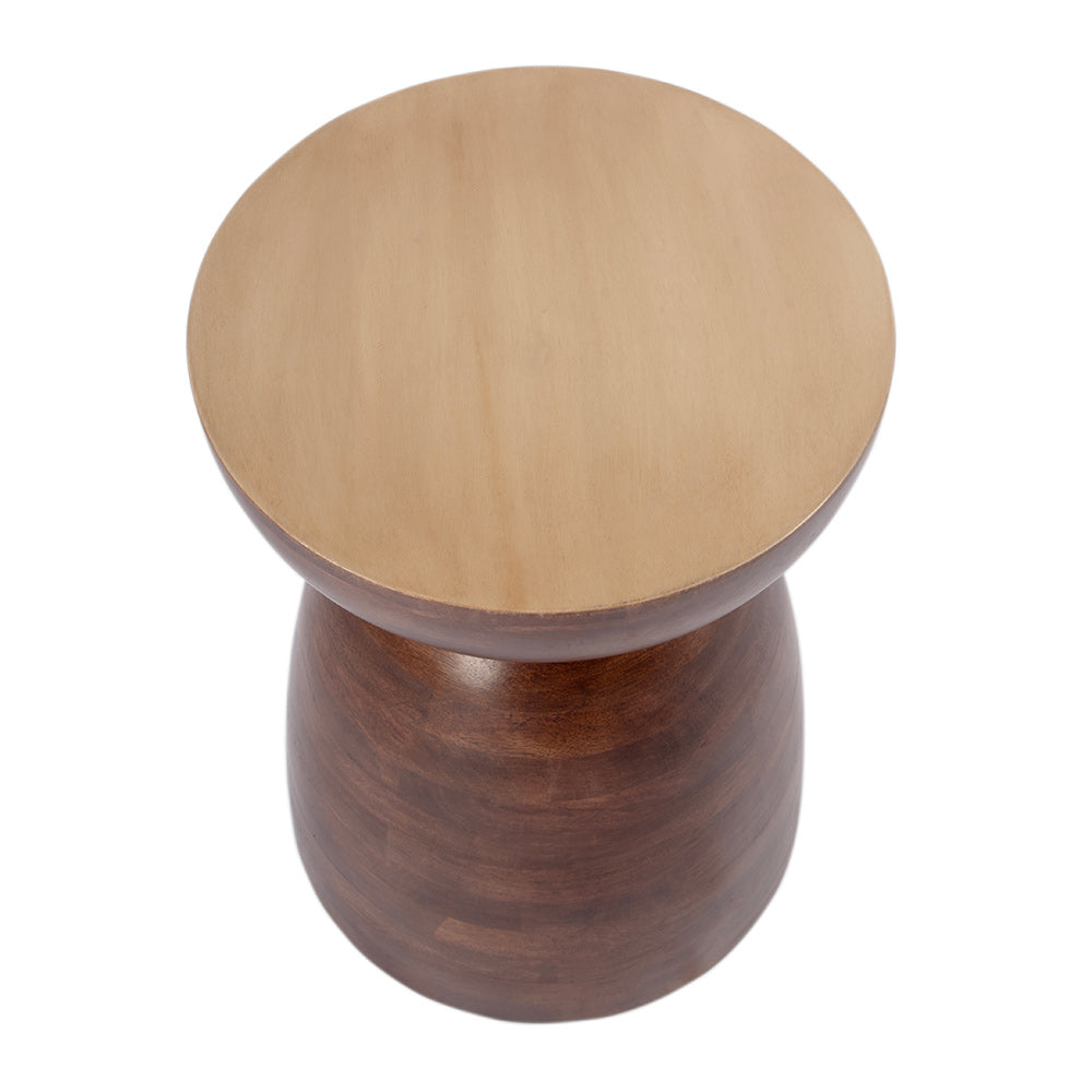 Butler Specialty Company - Hayes 13 in. W Round Solid Wood Side Table, Brown - 5846354 View 3