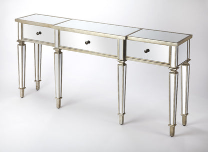 Butler Specialty Company - Hayworth Mirrored Console Table, Silver - 5337146
