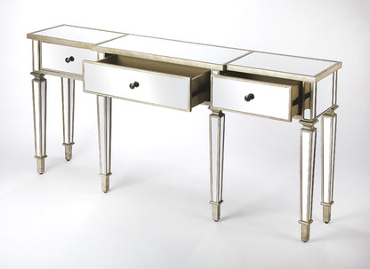 Butler Specialty Company - Hayworth Mirrored Console Table, Silver - 5337146