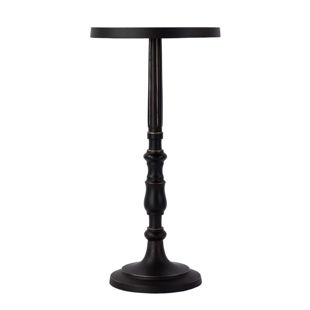 Butler Specialty Company - Heidi 12 in. W Round All Metal Pedestal Base End Table  - Bronze - 5926392 view 2