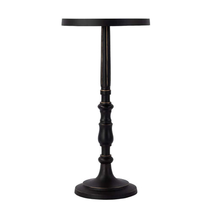 Butler Specialty Company - Heidi 12 in. W Round All Metal Pedestal Base End Table  - Bronze - 5926392 view 2