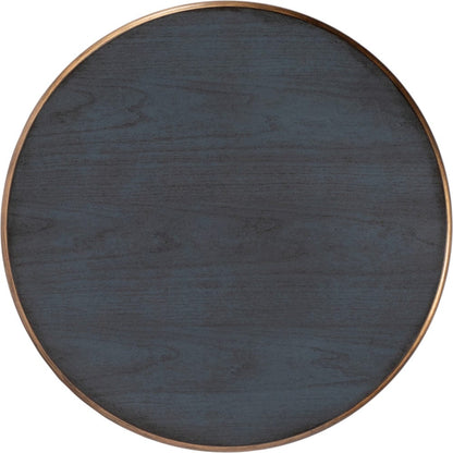 Butler Specialty Company Hellinger 24 in. W Round Wood End Table with Open Shelf  - Pastel Blue - 6162483 view 4