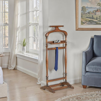 Butler Specialty Company - Heritage - Judson 42.75 in. H x 18.75 in. W Rectangular Wood Valet Stand, Dark Brown - 1926024 view 4