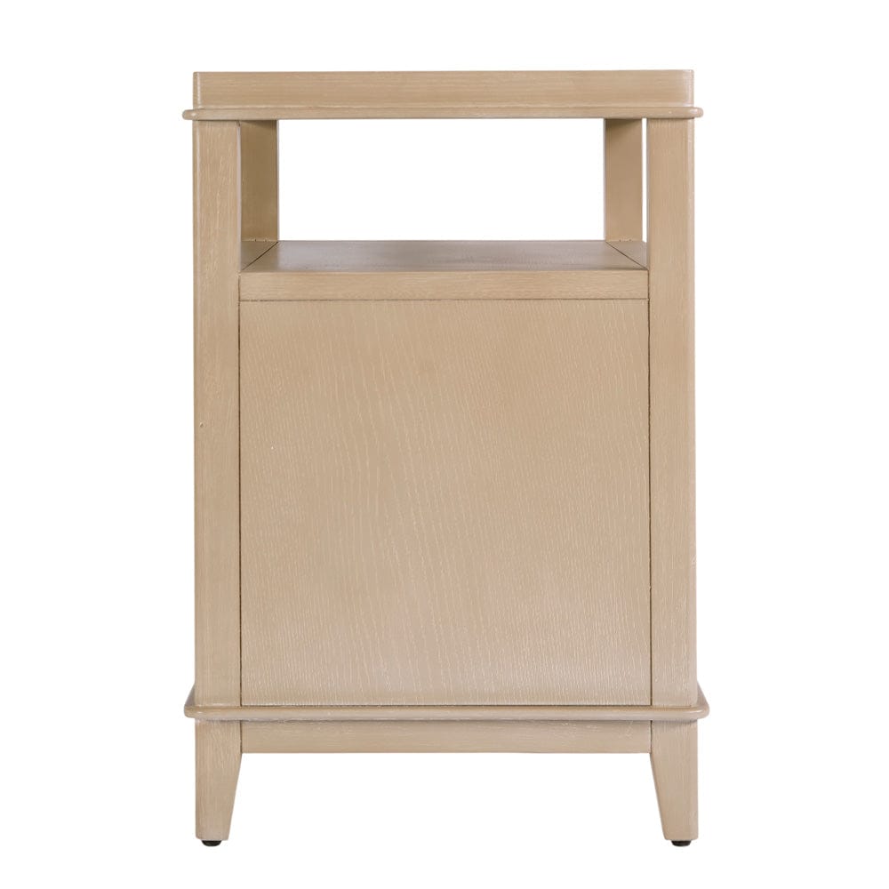 Butler Specialty Company - Highbury 28 in. W Rectangular Wood 2 Drawer Nightstand w Open Shelf, Beige - 6251516 view 3