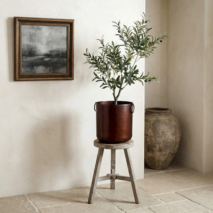 Butler Specialty Company - Hors D'oeuvres - Erie 16 in. H x 16 in. W Round Iron Indoor Planter, Copper - 3332016 view 4