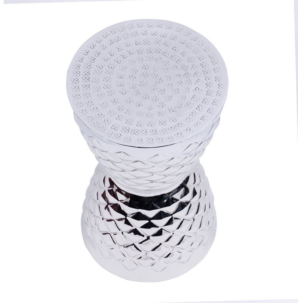 Butler Specialty Company - Hudson Drum End Table, Silver - 5793025 View 2