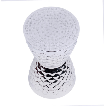 Butler Specialty Company - Hudson Drum End Table, Silver - 5793025 View 2