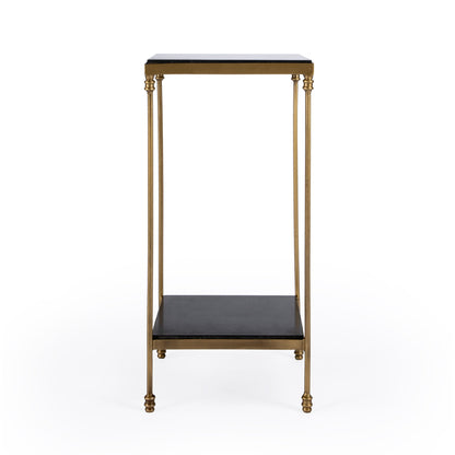Butler Specialty Company - Imogen Iron and Granite Side Table, Black - 5619414