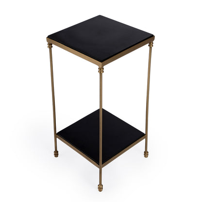 Butler Specialty Company - Imogen Iron and Granite Side Table, Black - 5619414