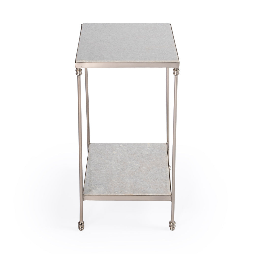 Butler Specialty Company - Imogen Marble Side Table, White - 5619425