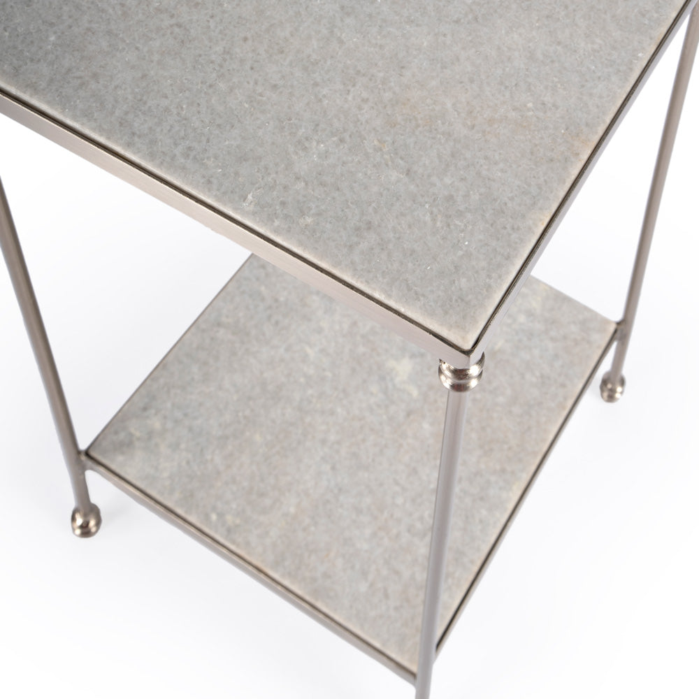 Butler Specialty Company - Imogen Marble Side Table, White - 5619425