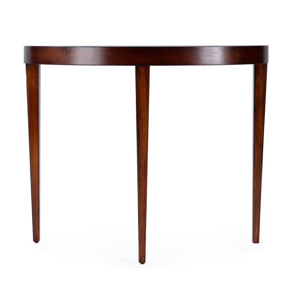 Butler Specialty Company - Ingrid 36 in. Demilune Wood Console Table, Brown - 5700011