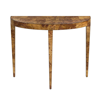 Butler Specialty Company - Ingrid 36 in. Demilune Wood Console Table, Darker Brown - 5700442
