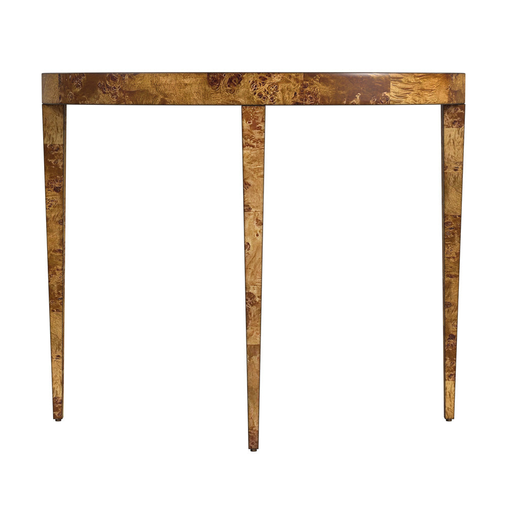 Butler Specialty Company - Ingrid 36 in. Demilune Wood Console Table, Darker Brown - 5700442