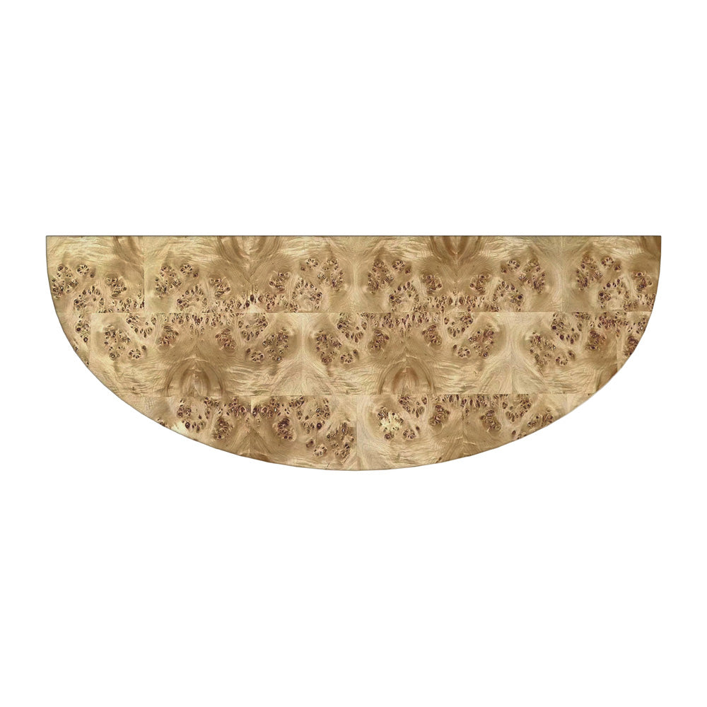 Butler Specialty Company - Ingrid 36 in. Demilune Wood Console Table, Light Brown - 5700443