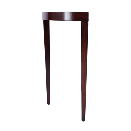Butler Specialty Company - Ingrid 36 in. Demilune Wood Console Table, Medium Brown - 5700024