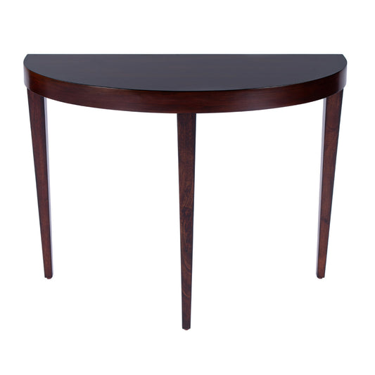 Butler Specialty Company - Ingrid 36 in. Demilune Wood Console Table, Medium Brown - 5700024