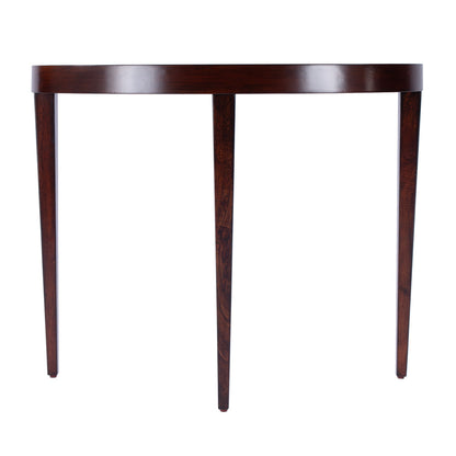 Butler Specialty Company - Ingrid 36 in. Demilune Wood Console Table, Medium Brown - 5700024