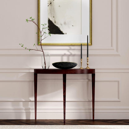 Butler Specialty Company - Ingrid 36 in. Demilune Wood Console Table, Medium Brown - 5700024 view 7