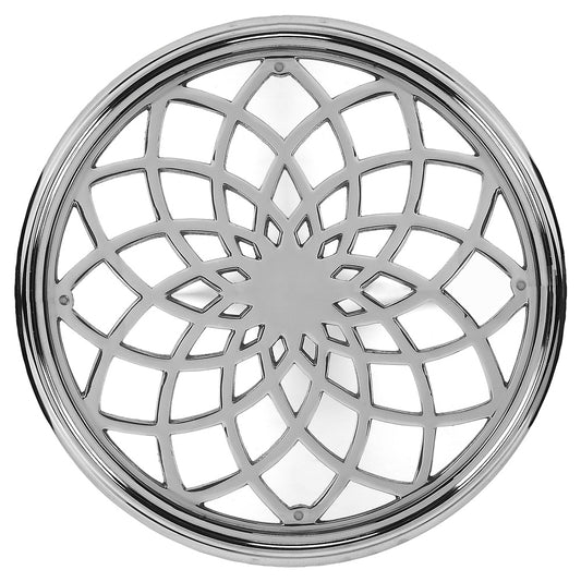 Butler Specialty Company - Isidora 17.5 in. W Round Modern Metal Side Table, Silver - 1169260